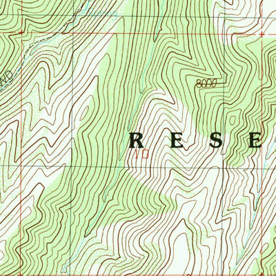 United States Geological Survey Chicken Fork, UT (1991, 24000-Scale) digital map