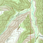 United States Geological Survey Chicken Fork, UT (1991, 24000-Scale) digital map