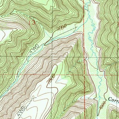 United States Geological Survey Chicken Fork, UT (1991, 24000-Scale) digital map