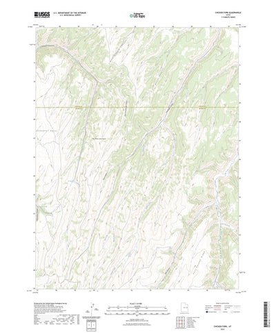 United States Geological Survey Chicken Fork, UT (2023, 24000-Scale) digital map