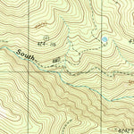 United States Geological Survey Chicken Hawk Hill, CA (1986, 24000-Scale) digital map