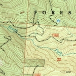 United States Geological Survey Chicken Hawk Hill, CA (1998, 24000-Scale) digital map