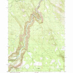 United States Geological Survey Chicken Hills, OR-CA (1986, 24000-Scale) digital map