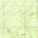 United States Geological Survey Chicken Hills, OR-CA (1986, 24000-Scale) digital map