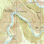 United States Geological Survey Chicken Hills, OR-CA (1986, 24000-Scale) digital map