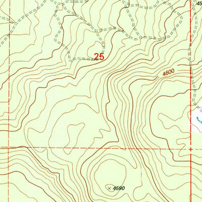 United States Geological Survey Chicken Hills, OR-CA (2001, 24000-Scale) digital map