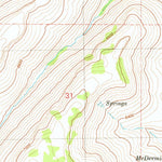 United States Geological Survey Chicken Spring, OR (1981, 24000-Scale) digital map