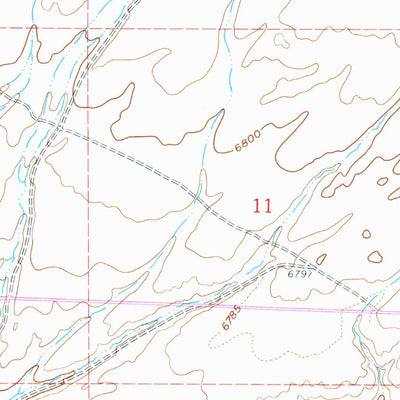 United States Geological Survey Chicken Spring, WY (1960, 24000-Scale) digital map