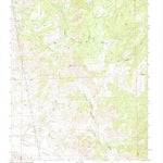 United States Geological Survey Chickencoop Canyon, CA (1986, 24000-Scale) digital map