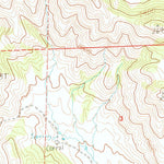 United States Geological Survey Chickencoop Canyon, CA (1986, 24000-Scale) digital map