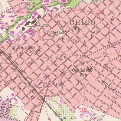 United States Geological Survey Chico, CA (1948, 24000-Scale) digital map