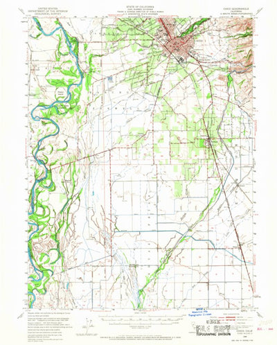 United States Geological Survey Chico, CA (1949, 62500-Scale) digital map
