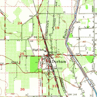 United States Geological Survey Chico, CA (1949, 62500-Scale) digital map