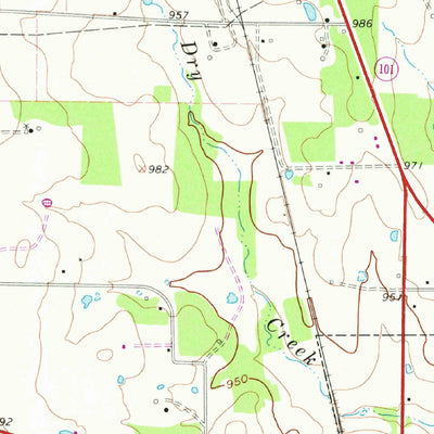 United States Geological Survey Chico, TX (1961, 24000-Scale) digital map