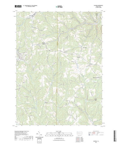 United States Geological Survey Chicora, PA (2023, 24000-Scale) digital map