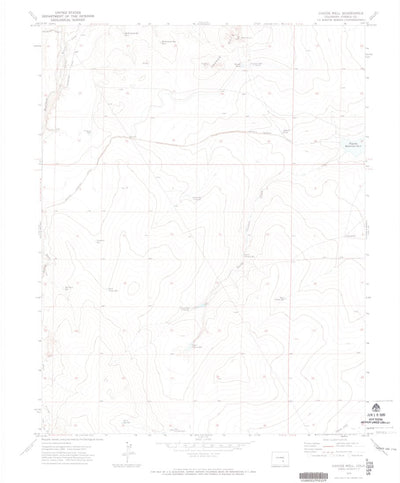 United States Geological Survey Chicos Well, CO (1970, 24000-Scale) digital map