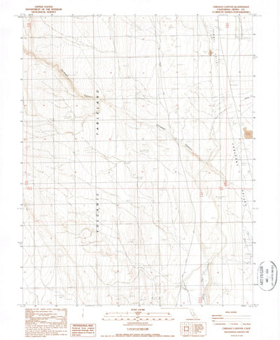 United States Geological Survey Chidago Canyon, CA (1987, 24000-Scale) digital map