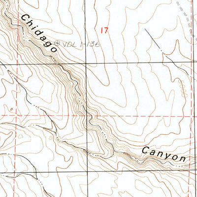 United States Geological Survey Chidago Canyon, CA (1987, 24000-Scale) digital map