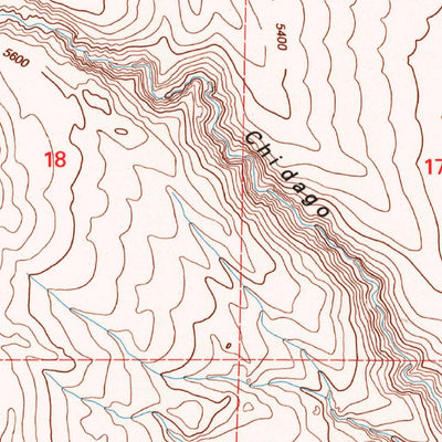 United States Geological Survey Chidago Canyon, CA (1994, 24000-Scale) digital map