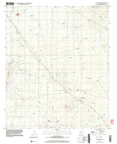 United States Geological Survey Chief Butte, AZ (1996, 24000-Scale) digital map