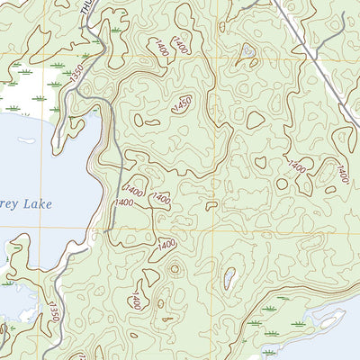 United States Geological Survey Chief Lake, WI (2023, 24000-Scale) digital map