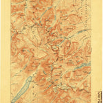 United States Geological Survey Chief Mountain, MT (1904, 125000-Scale) digital map
