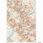 United States Geological Survey Chief Mountain, MT (1938, 125000-Scale) digital map