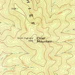 United States Geological Survey Chief Mountain, NV (1970, 24000-Scale) digital map