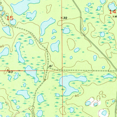 United States Geological Survey Chiefland, FL (1954, 24000-Scale) digital map