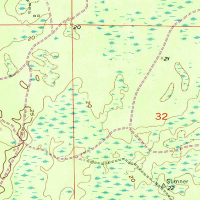 United States Geological Survey Chiefland SW, FL (1954, 24000-Scale) digital map