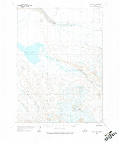 United States Geological Survey Chignik A-6, AK (1963, 63360-Scale) digital map
