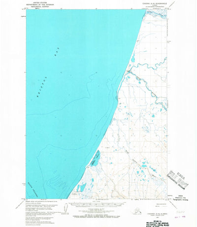 United States Geological Survey Chignik A-8, AK (1963, 63360-Scale) digital map