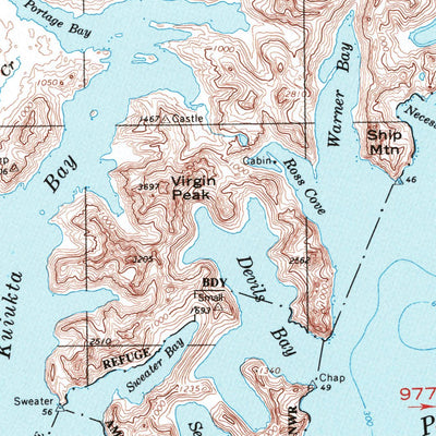 United States Geological Survey Chignik, AK (1963, 250000-Scale) digital map