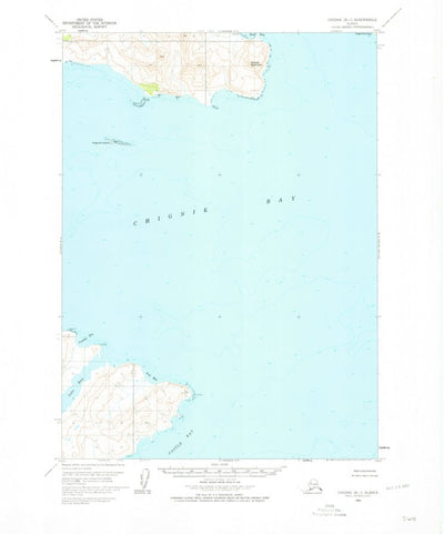 United States Geological Survey Chignik B-1, AK (1963, 63360-Scale) digital map