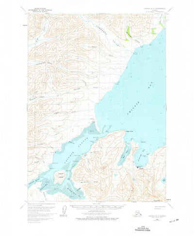 United States Geological Survey Chignik B-2, AK (1963, 63360-Scale) digital map