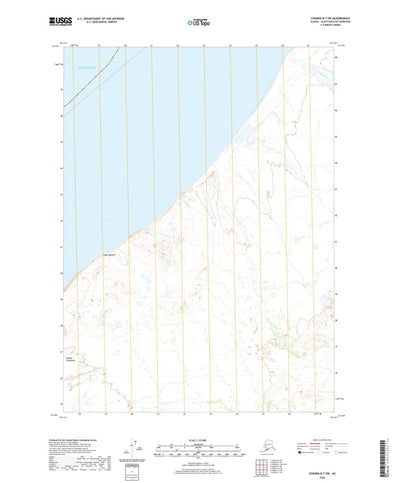 United States Geological Survey Chignik B-7 SW, AK (2020, 25000-Scale) digital map