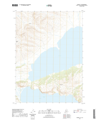 United States Geological Survey Chignik C-1 SE, AK (2020, 25000-Scale) digital map