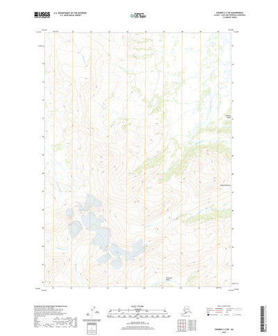 United States Geological Survey Chignik C-2 SW, AK (2020, 25000-Scale) digital map