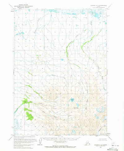 United States Geological Survey Chignik C-3, AK (1963, 63360-Scale) digital map