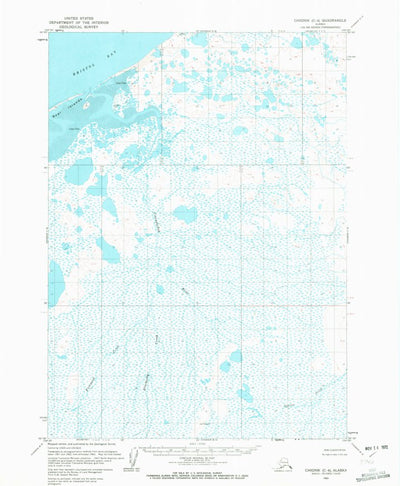 United States Geological Survey Chignik C-4, AK (1963, 63360-Scale) digital map