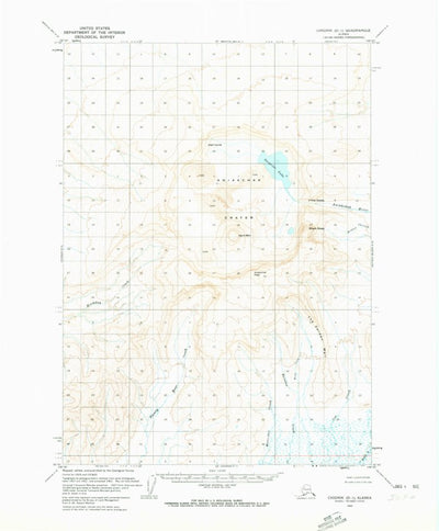 United States Geological Survey Chignik D-1, AK (1963, 63360-Scale) digital map