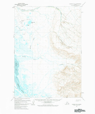 United States Geological Survey Chignik D-2, AK (1963, 63360-Scale) digital map