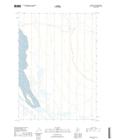 United States Geological Survey Chignik D-2 SW, AK (2020, 25000-Scale) digital map