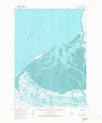 United States Geological Survey Chignik D-3, AK (1963, 63360-Scale) digital map