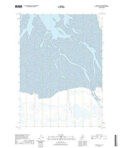 United States Geological Survey Chignik D-3 SE, AK (2020, 25000-Scale) digital map