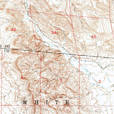United States Geological Survey Chihuahua Ranch, NM (1948, 62500-Scale) digital map