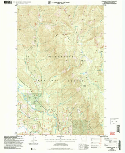 United States Geological Survey Chikamin Creek, WA (2004, 24000-Scale) digital map