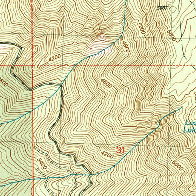 United States Geological Survey Chikamin Creek, WA (2004, 24000-Scale) digital map