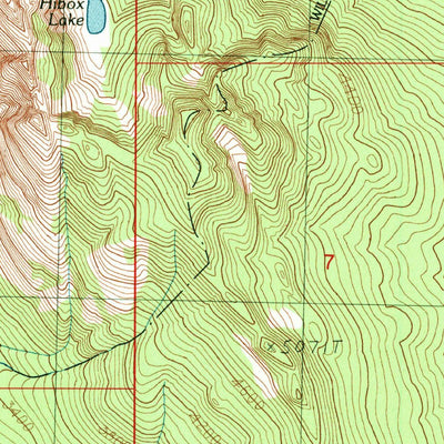 United States Geological Survey Chikamin Peak, WA (1989, 24000-Scale) digital map