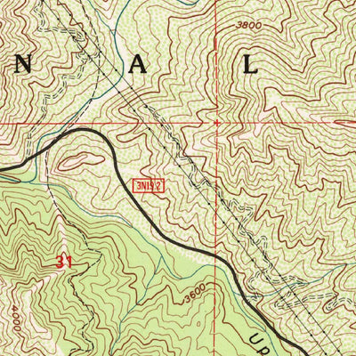United States Geological Survey Chilao Flat, CA (1995, 24000-Scale) digital map